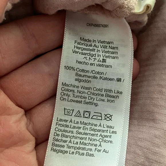 Madewell Pink Ribbed Soft Corduroy Yorkway Oversized Shirt-Jacket Shacket Sz S - Picture 5 of 12